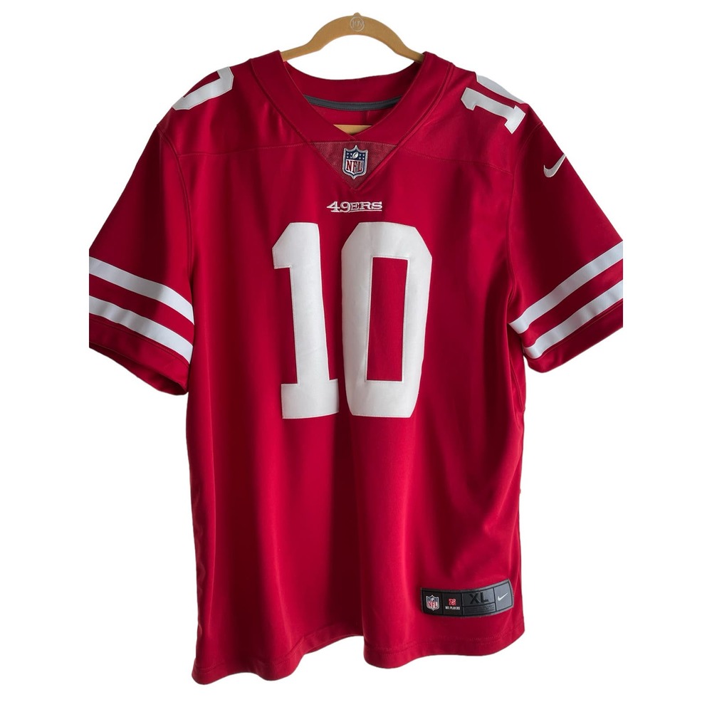 Pre-owned NFL 49er Jersey #10 S: XL Mens Dri-Fit